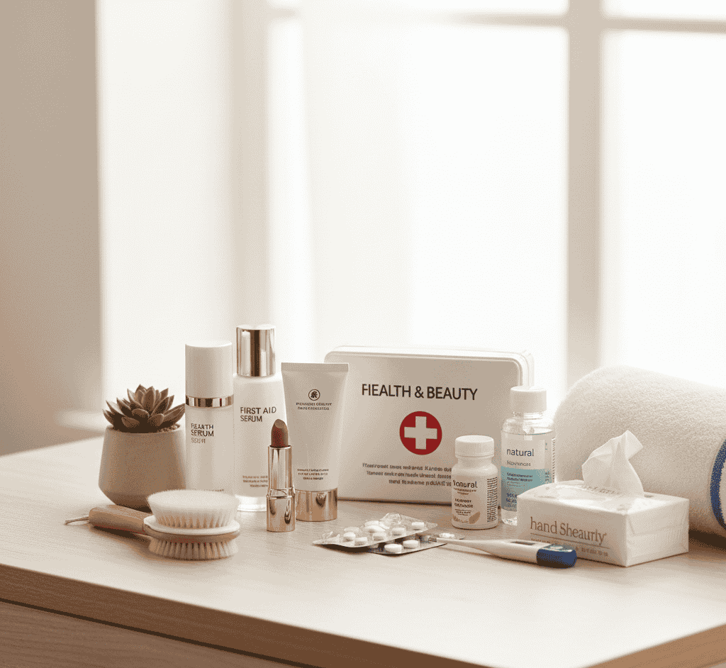 Health and beauty category for Amazon ungating including skincare, supplements, and cosmetics
