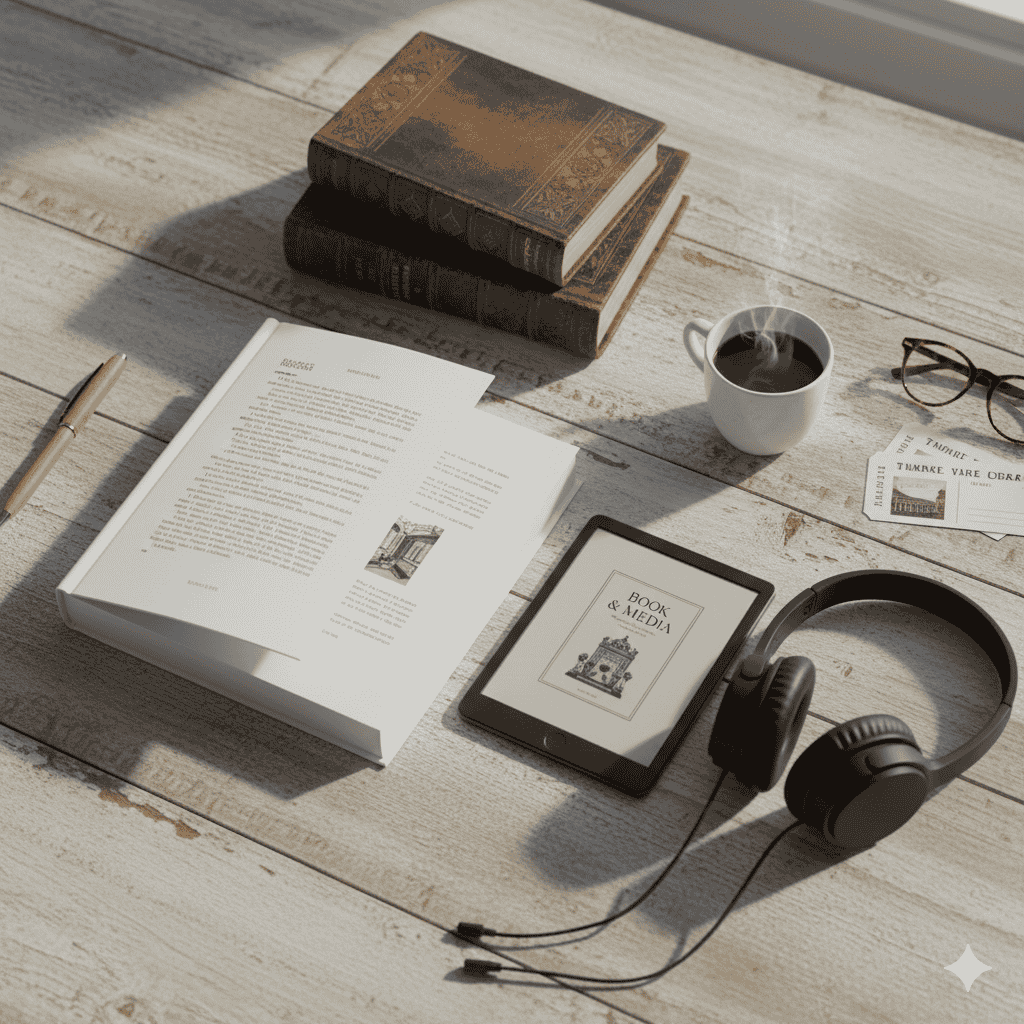 Books and media category for Amazon ungating including books, DVDs, and digital media