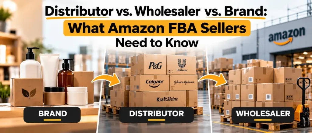 Distributor vs. Wholesaler vs. Brand: What Amazon FBA Sellers Need to Know